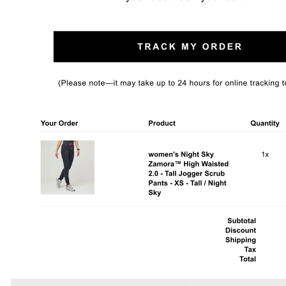 Figs night sky joggers